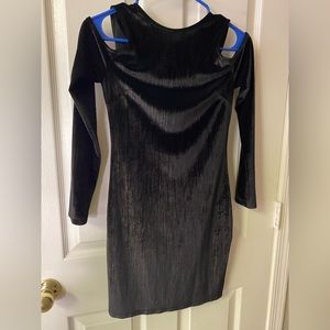 Top shop size 4 Black long-sleeve dress